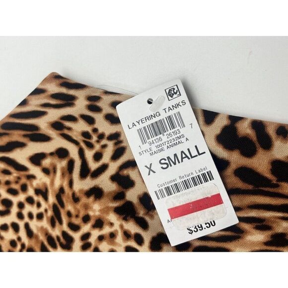 INC International Concepts Women's Animal-Print Mock-Neck Tank Top, XS - Picture 6 of 10